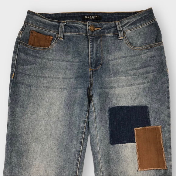 Baccini, Patchwork Jeans, Size 6 - Picture 4 of 13